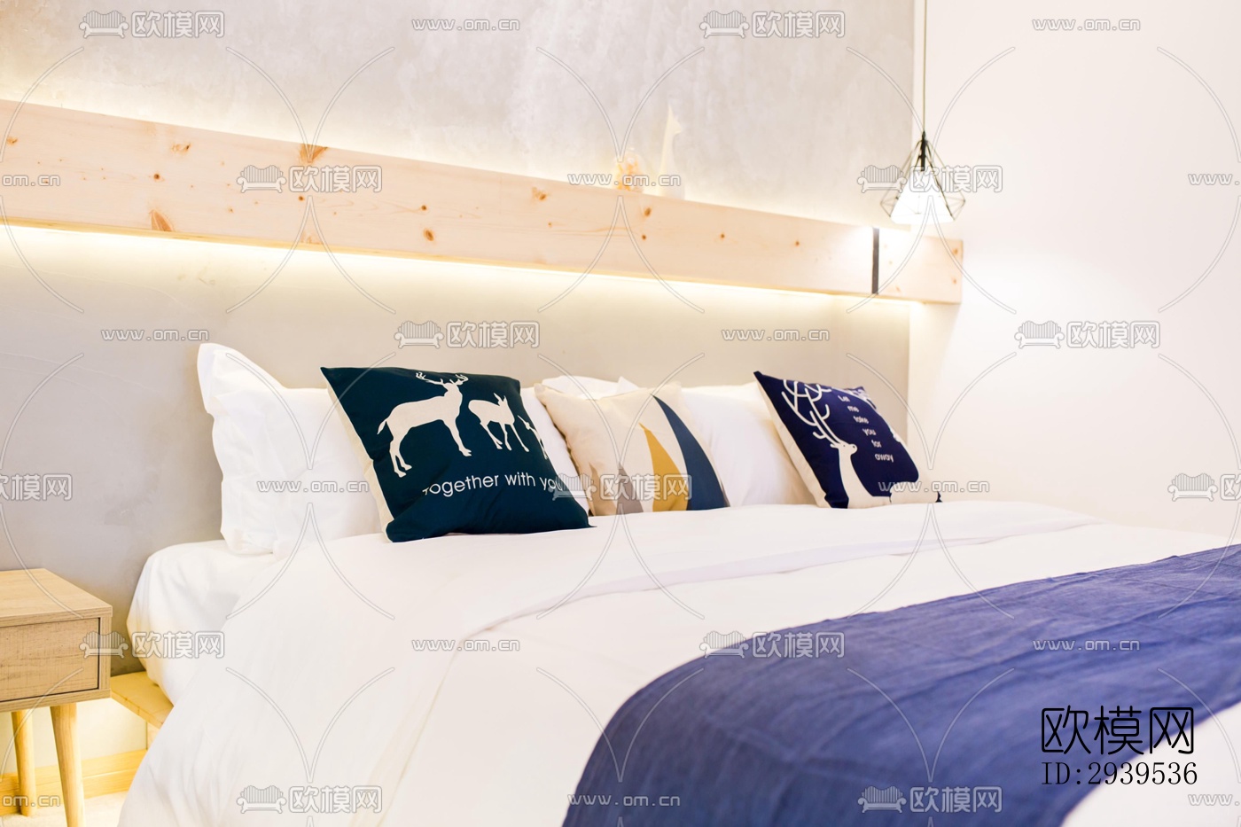 现代酒店民宿效果图下载（渲染图14）