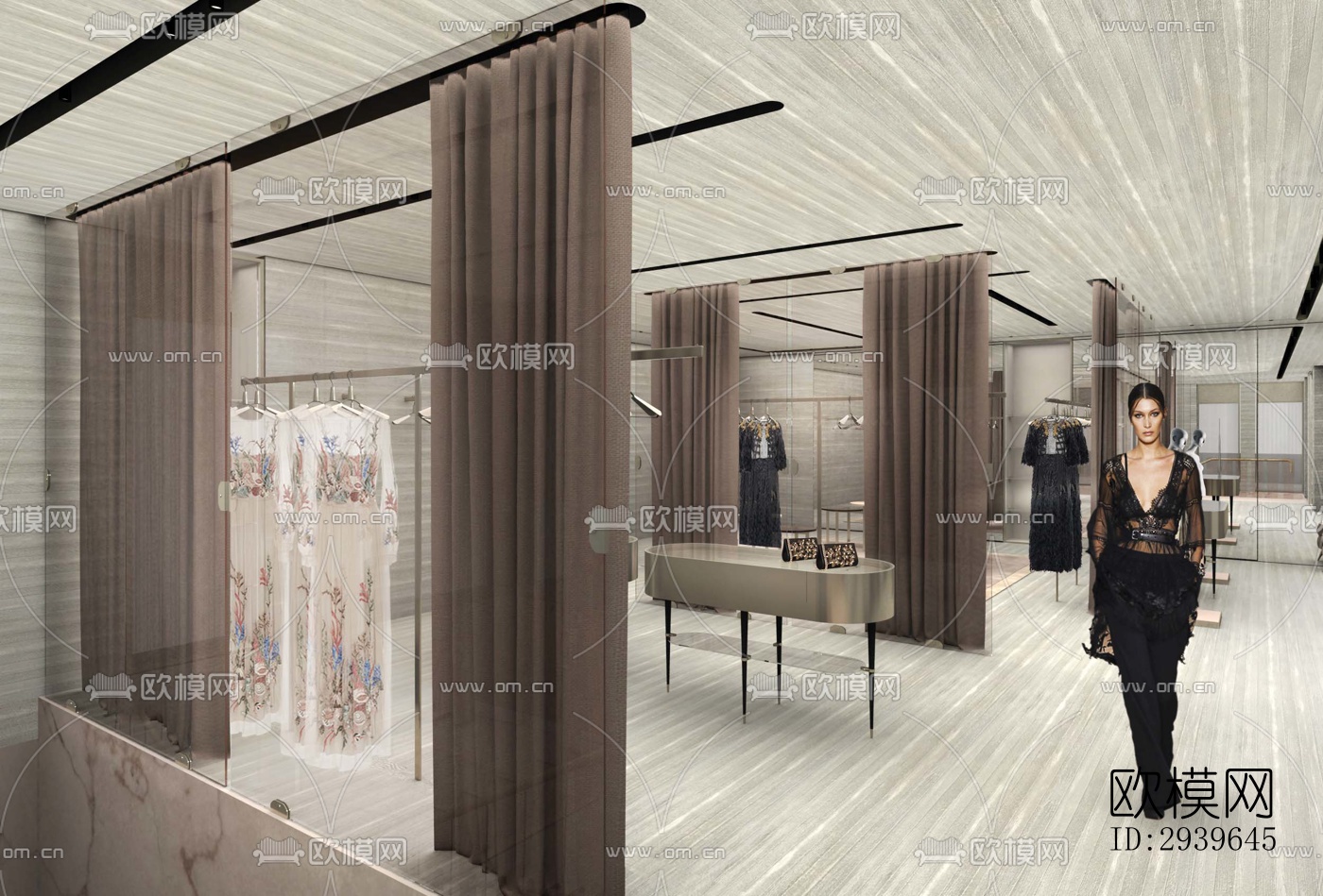 现代零售店铺效果图下载（渲染图3）