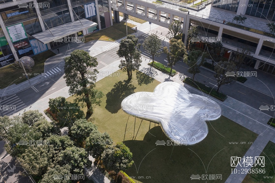 工业风展览展厅效果图下载(渲染图5)