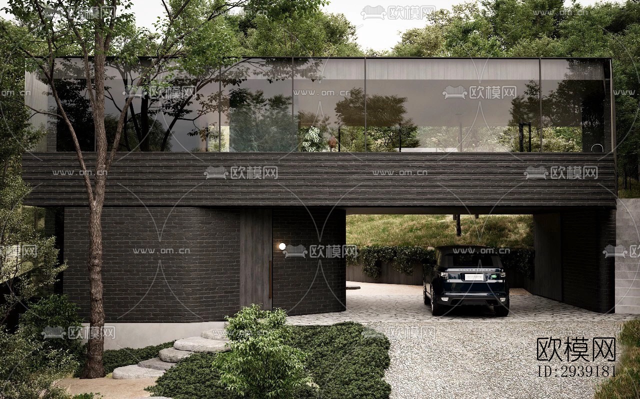 北欧酒店民宿效果图下载（渲染图11）