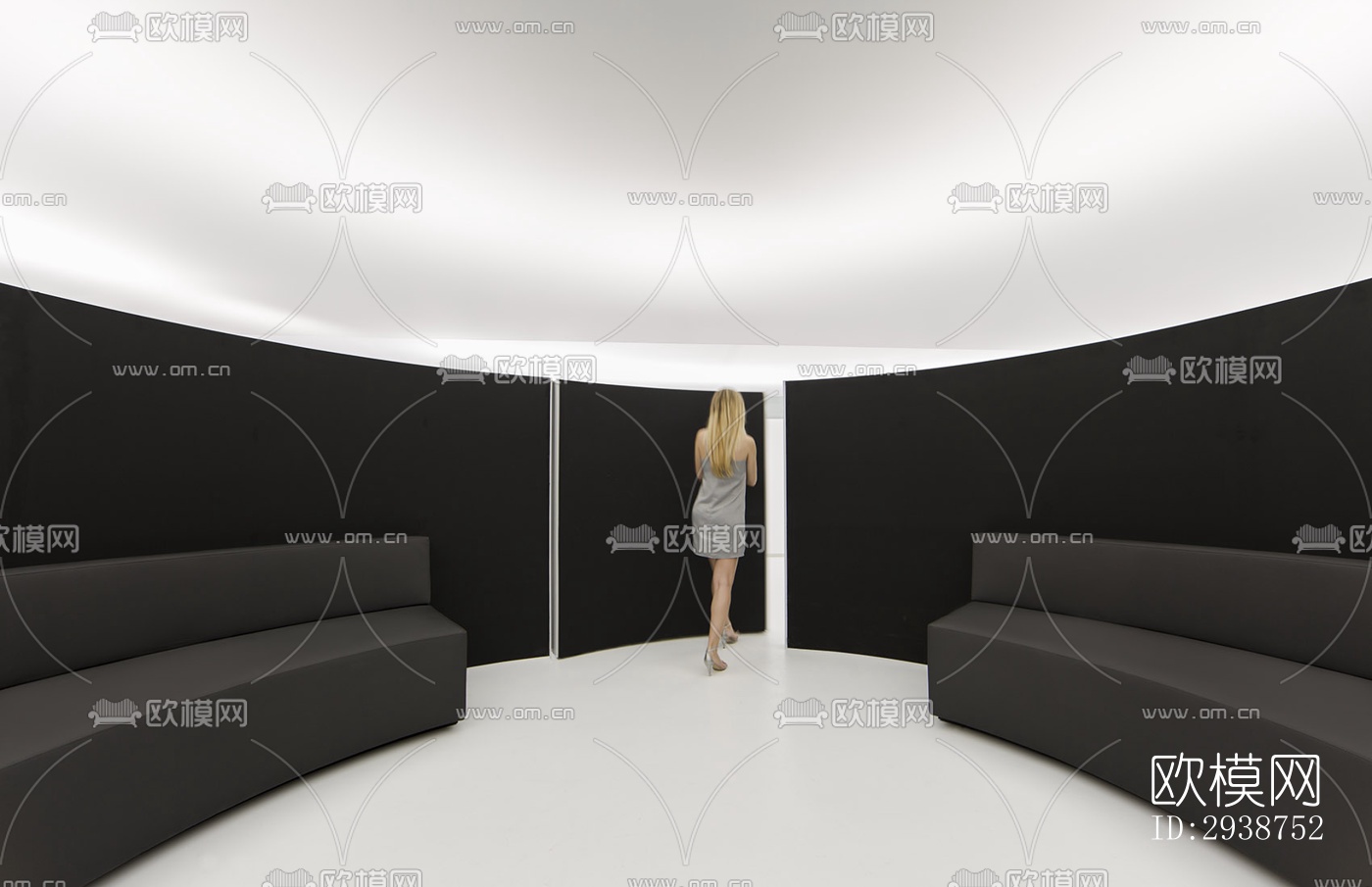 现代展览展厅效果图下载（渲染图14）