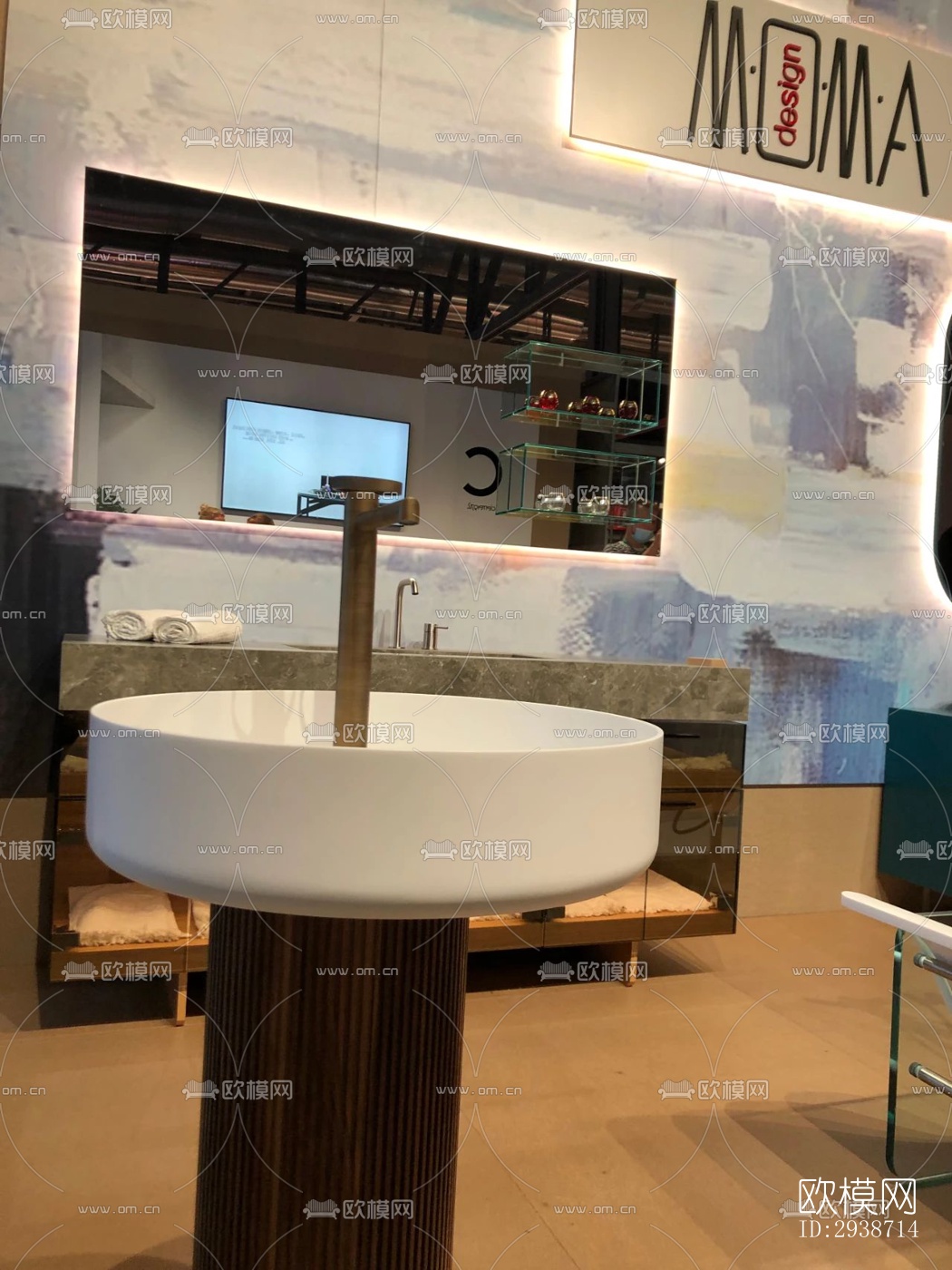 现代展览展厅效果图下载（渲染图16）