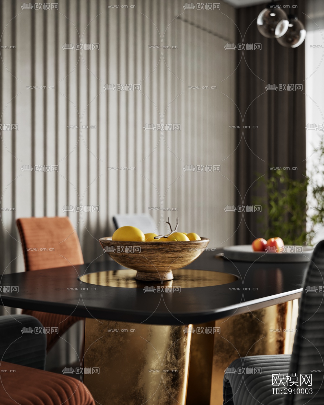 侘寂平层效果图下载（渲染图8）