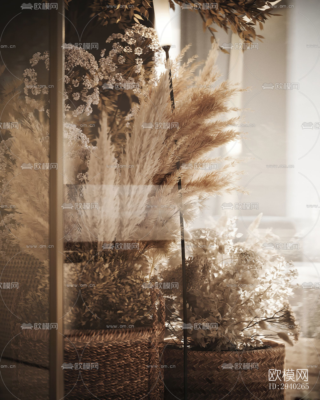 现代平层效果图下载（渲染图5）