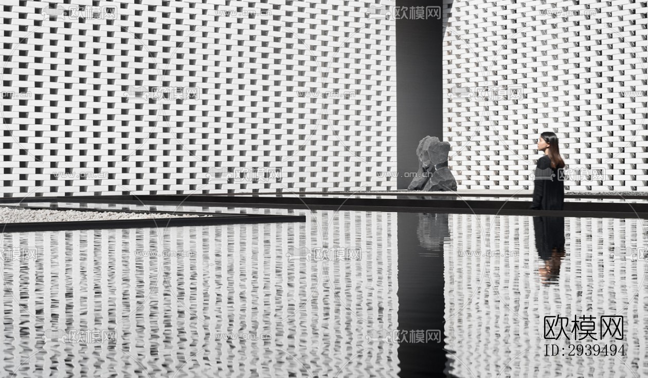 现代酒店民宿效果图下载（渲染图17）