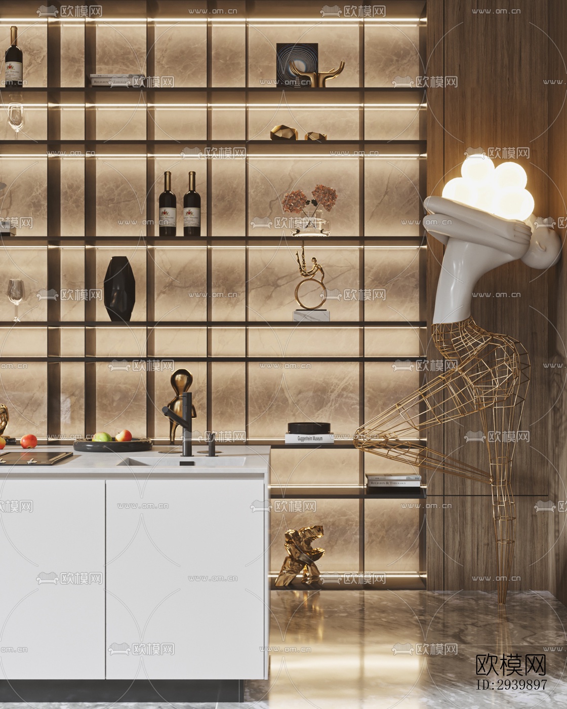 现代别墅效果图下载（渲染图6）