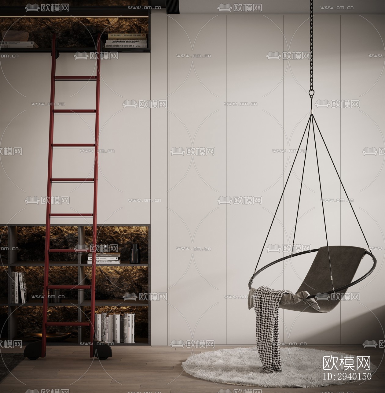 工业风平层效果图下载（渲染图7）