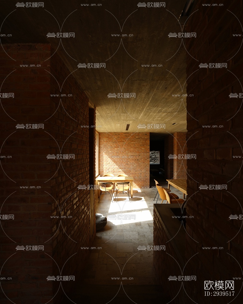 现代酒店民宿效果图下载（渲染图6）