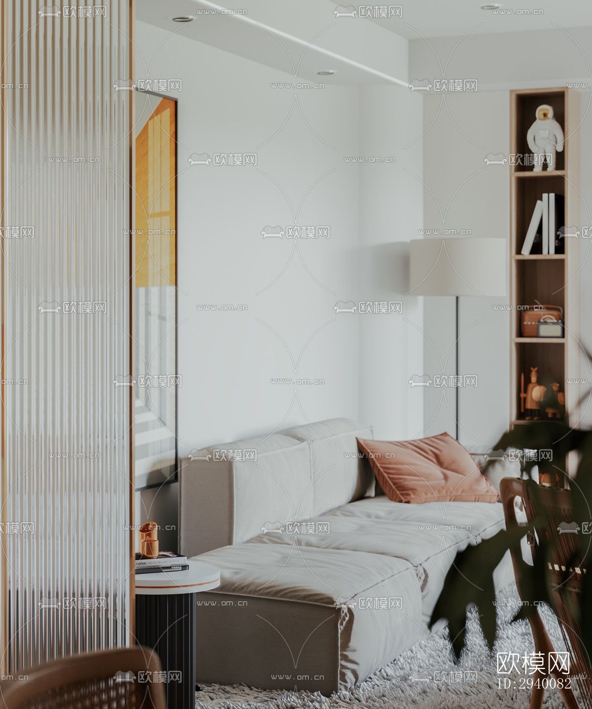 北欧平层效果图下载（渲染图6）