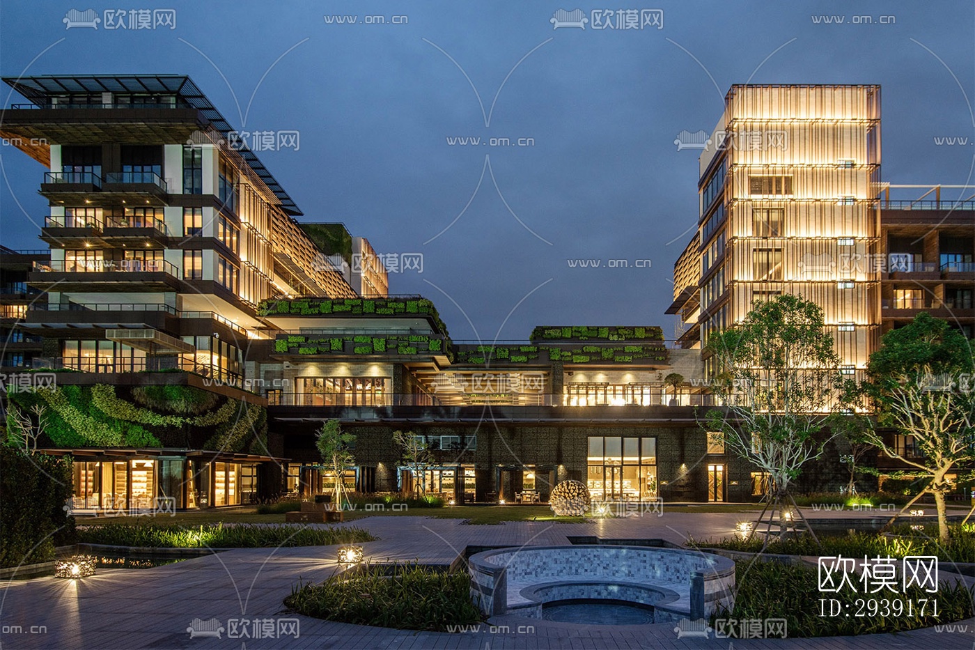 北欧酒店民宿效果图下载（渲染图11）