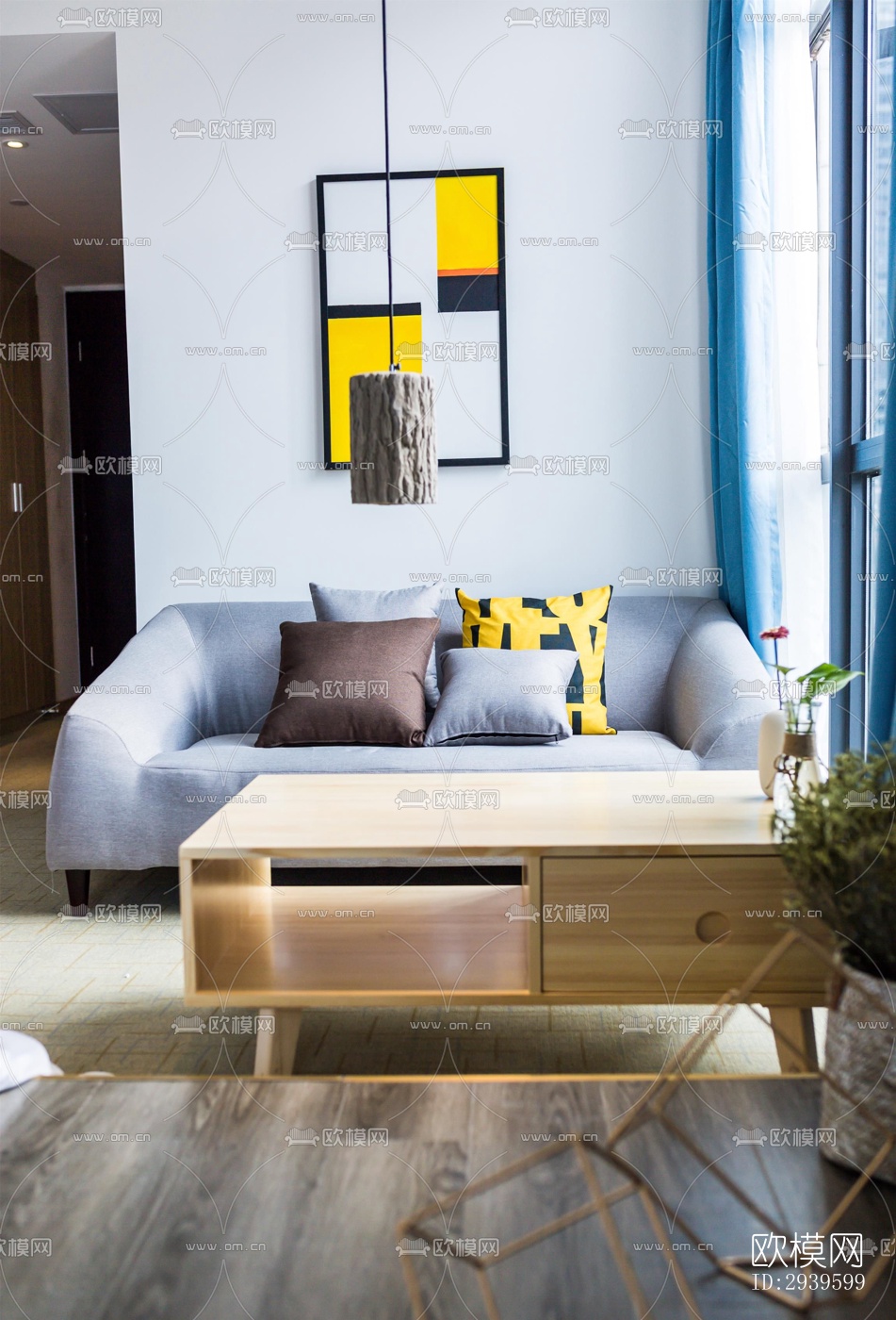 现代酒店民宿效果图下载（渲染图13）