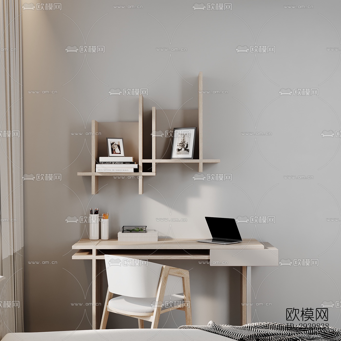 现代公寓效果图下载（渲染图3）