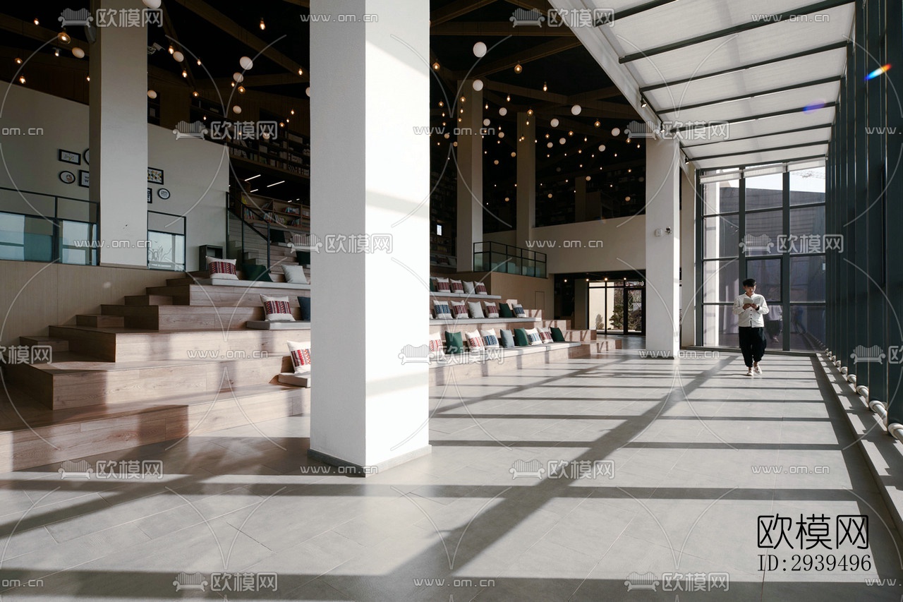 现代酒店民宿效果图下载（渲染图10）