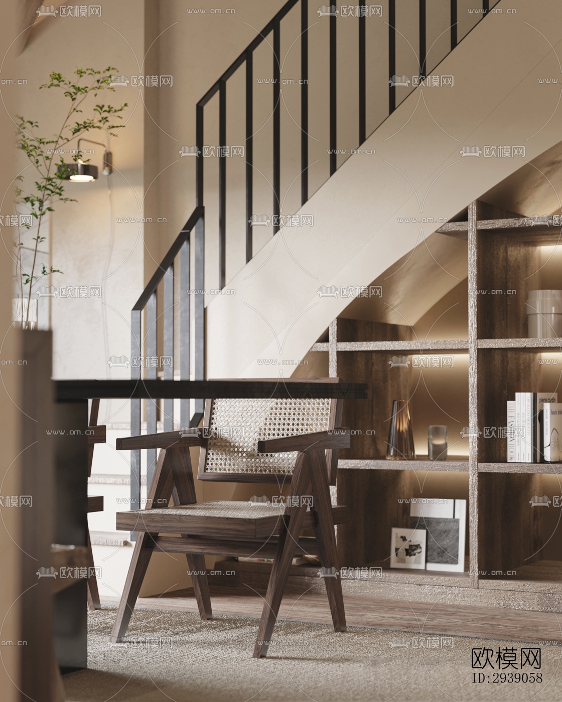 侘寂酒店民宿效果图下载（渲染图13）