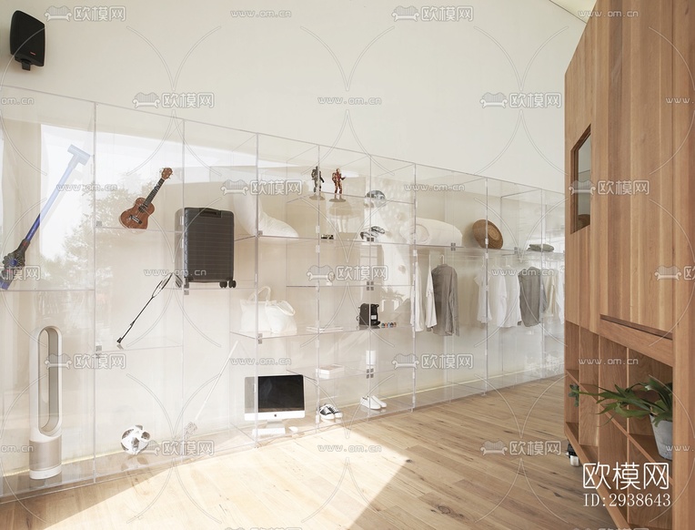 现代展览展厅效果图下载(渲染图9)