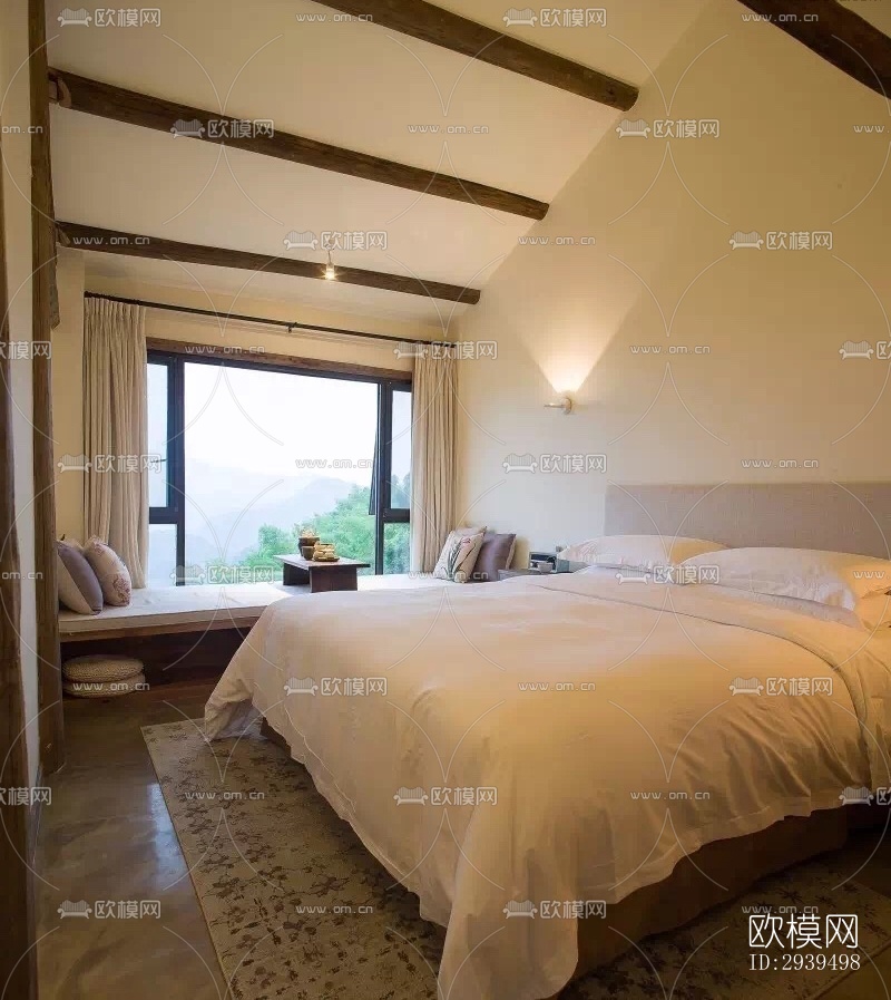 现代酒店民宿效果图下载（渲染图16）