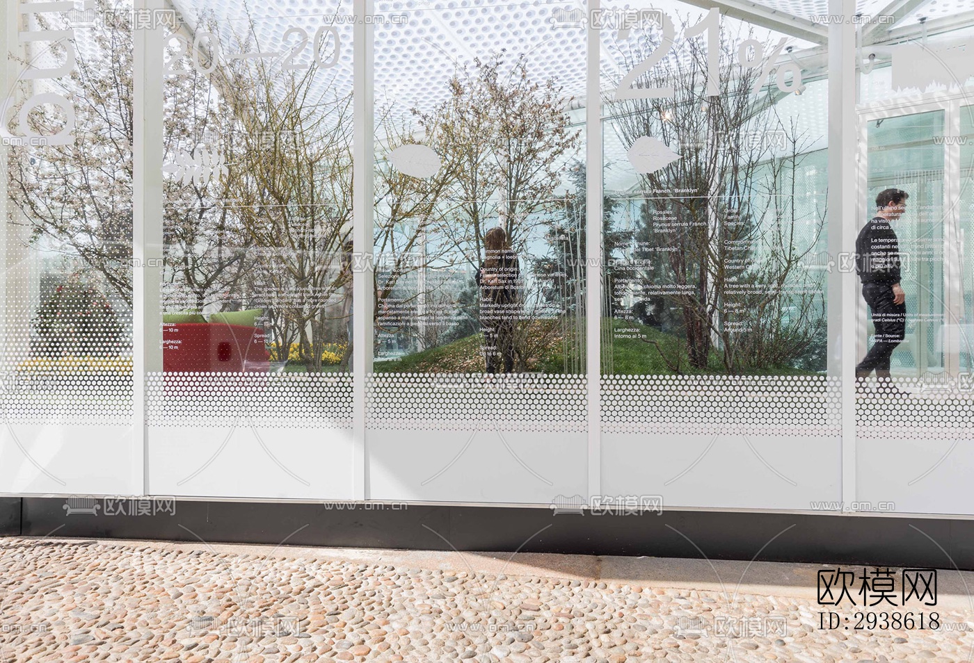 法式展览展厅效果图下载（渲染图7）