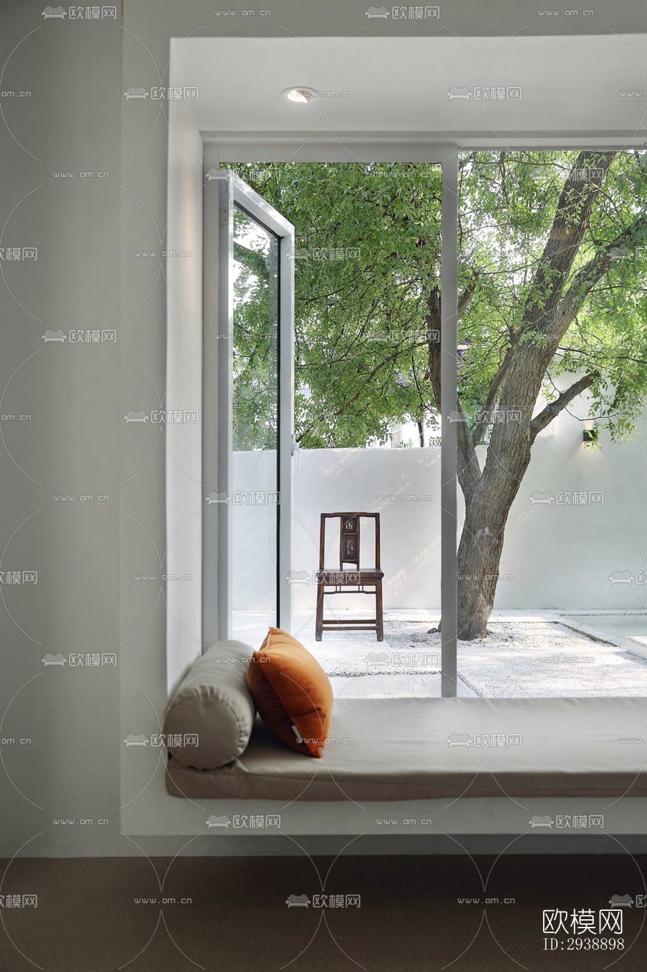 中式酒店民宿效果图下载（渲染图1）