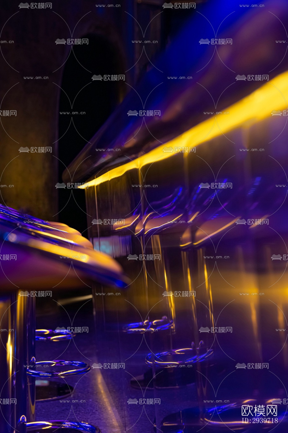 工业风酒吧效果图下载（渲染图2）