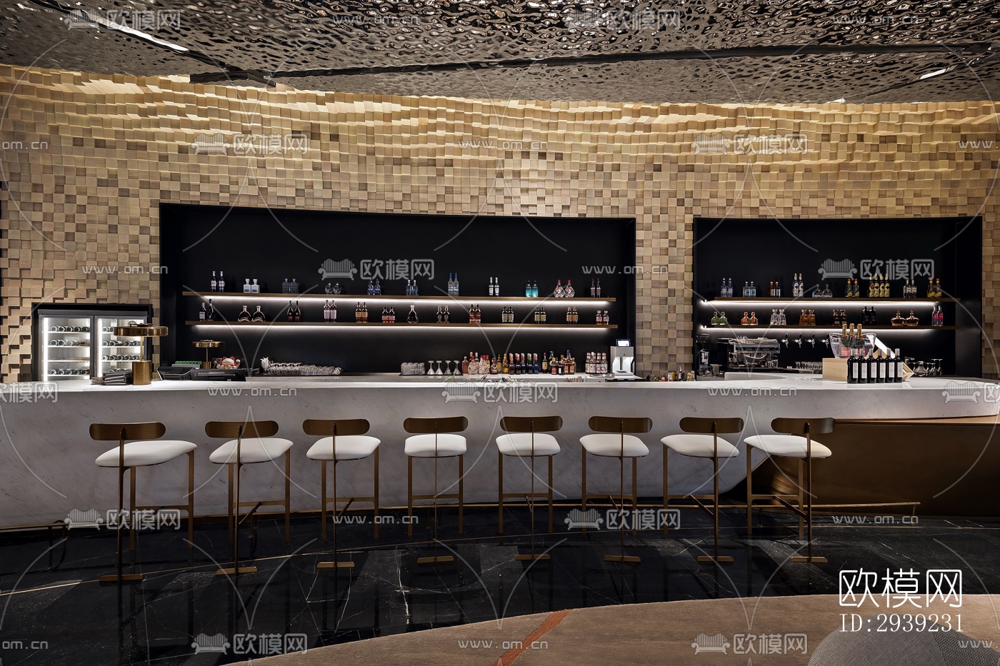 后现代酒店民宿效果图下载（渲染图8）