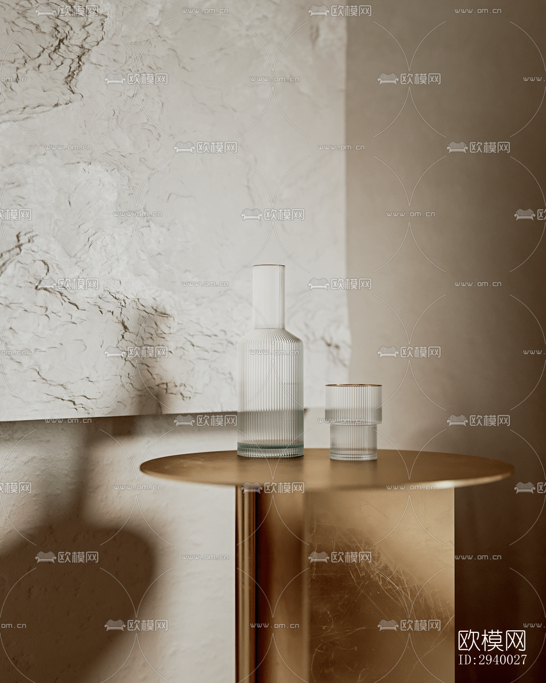 侘寂平层效果图下载（渲染图10）