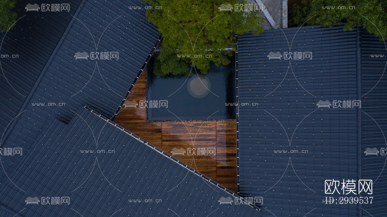 现代酒店民宿效果图下载（渲染图7）