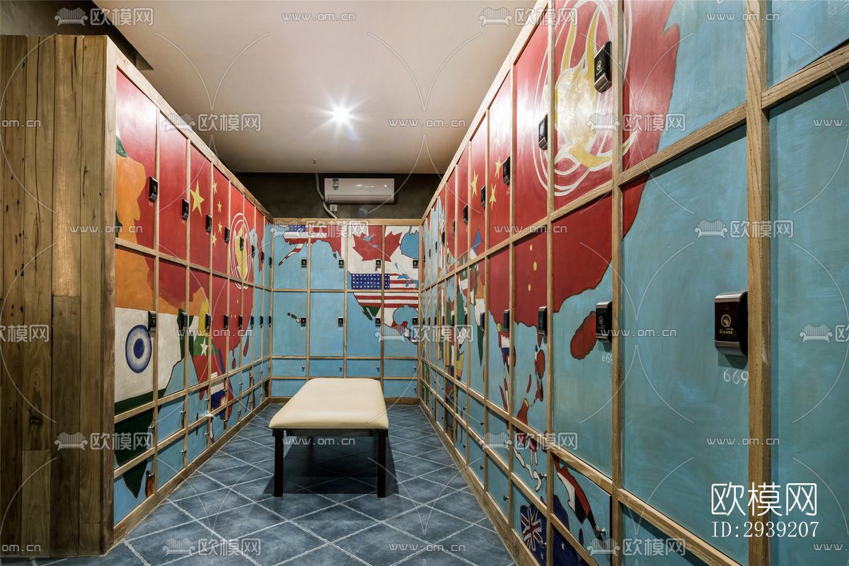 后现代酒店民宿效果图下载（渲染图11）