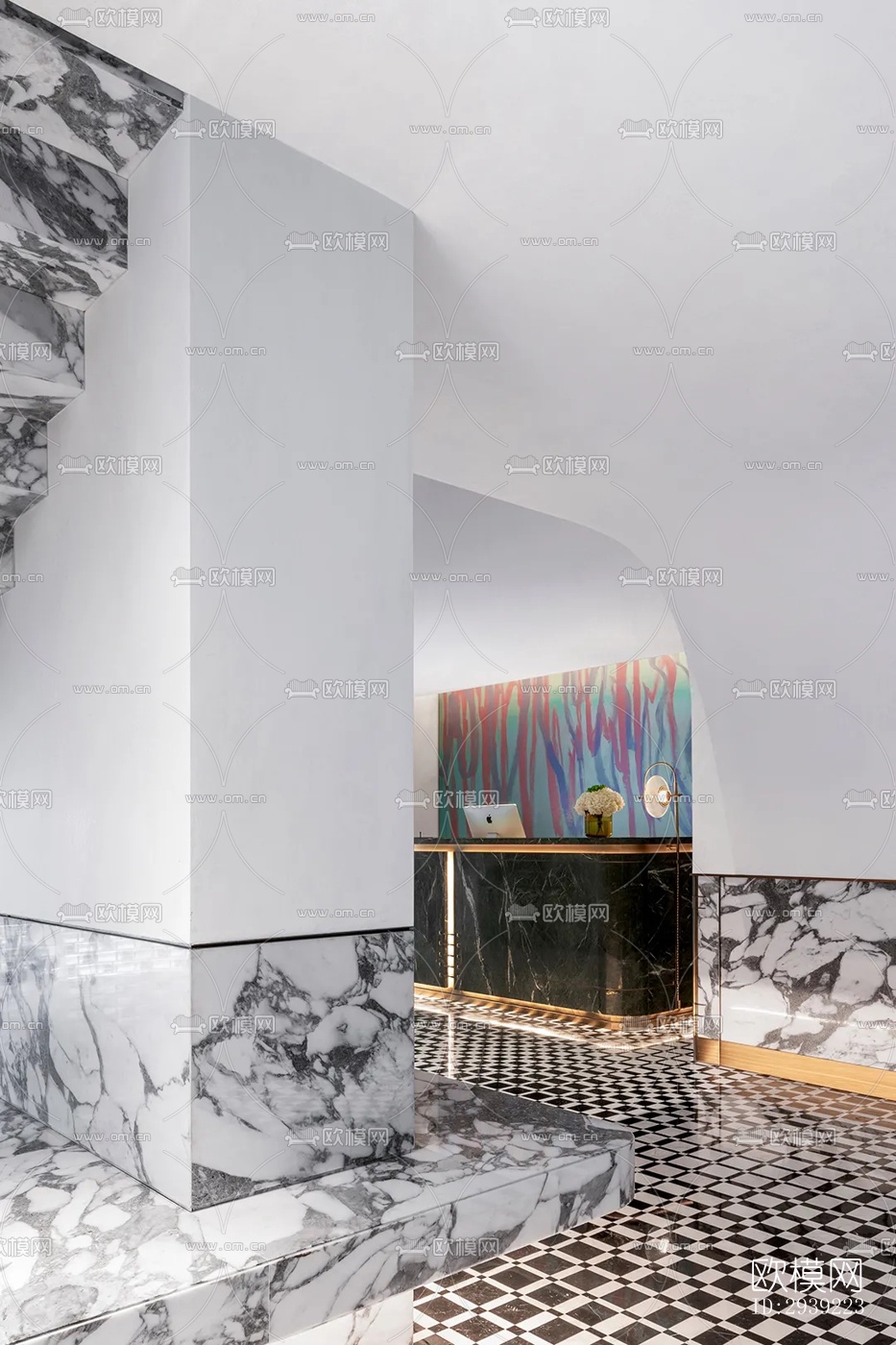 后现代酒店民宿效果图下载（渲染图3）