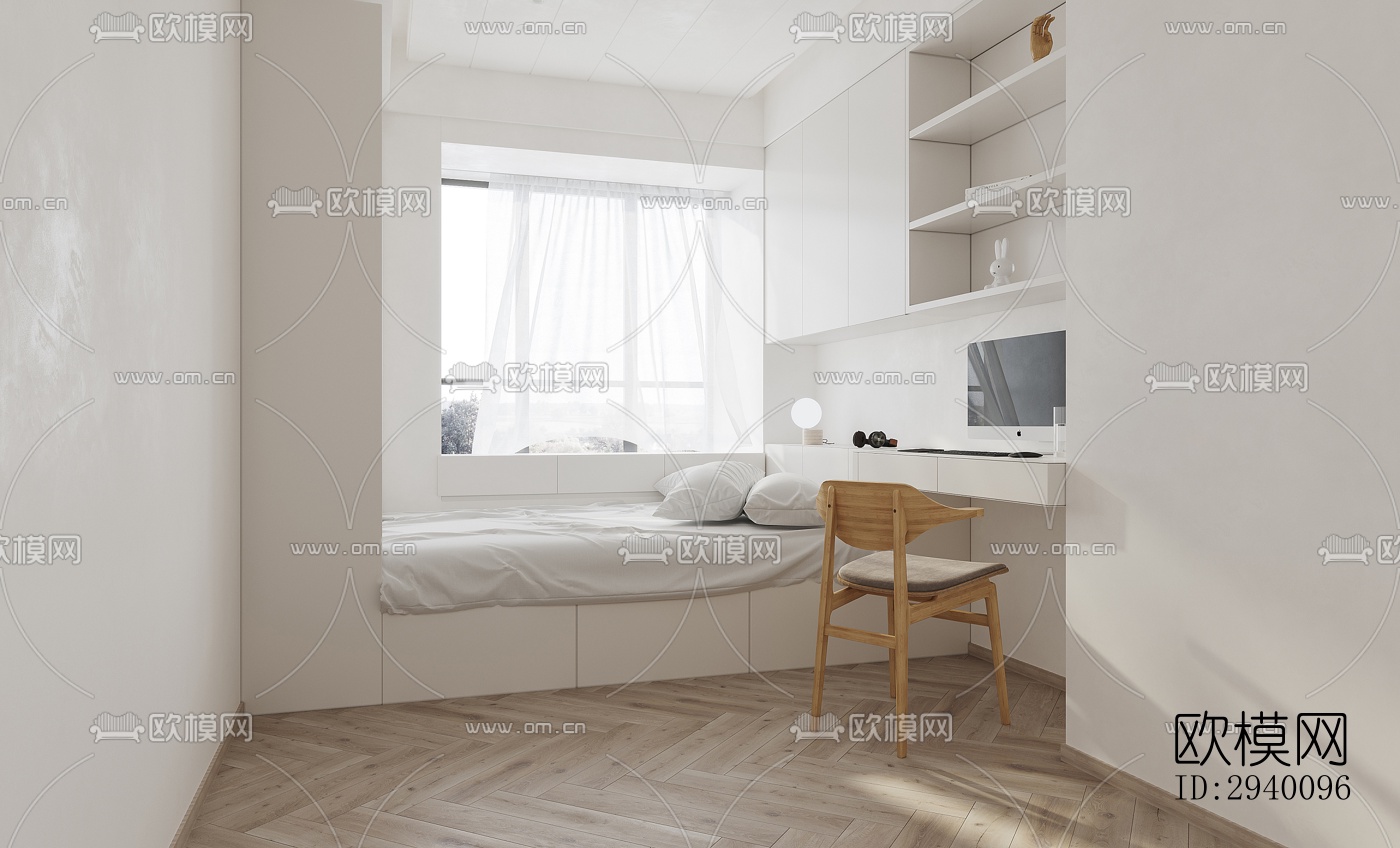 北欧平层效果图下载（渲染图15）