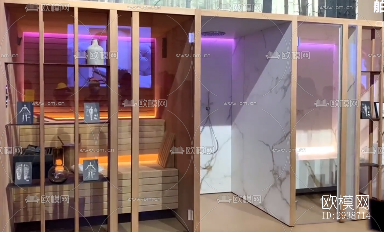 现代展览展厅效果图下载（渲染图6）