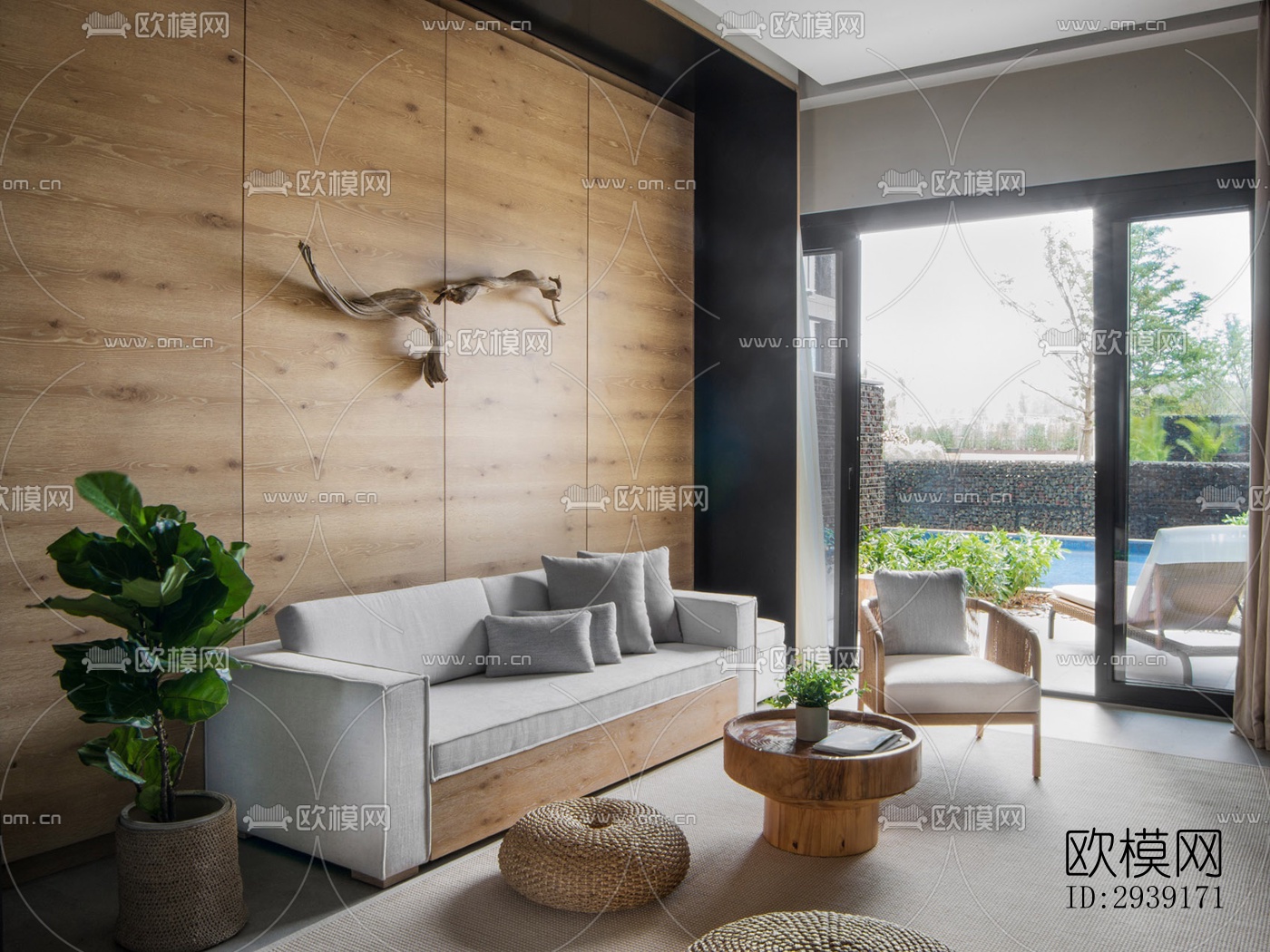 北欧酒店民宿效果图下载（渲染图7）