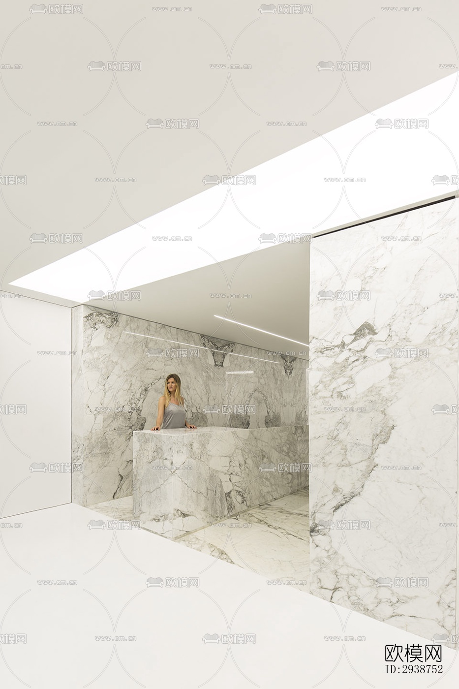 现代展览展厅效果图下载（渲染图17）