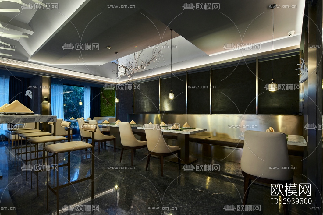 现代酒店民宿效果图下载（渲染图14）