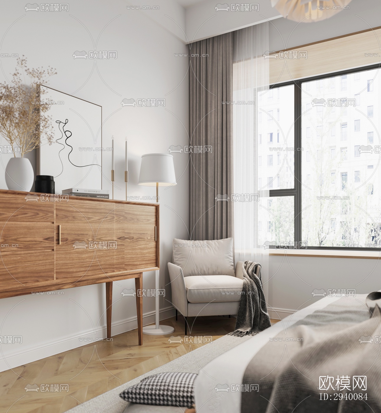 北欧平层效果图下载（渲染图14）