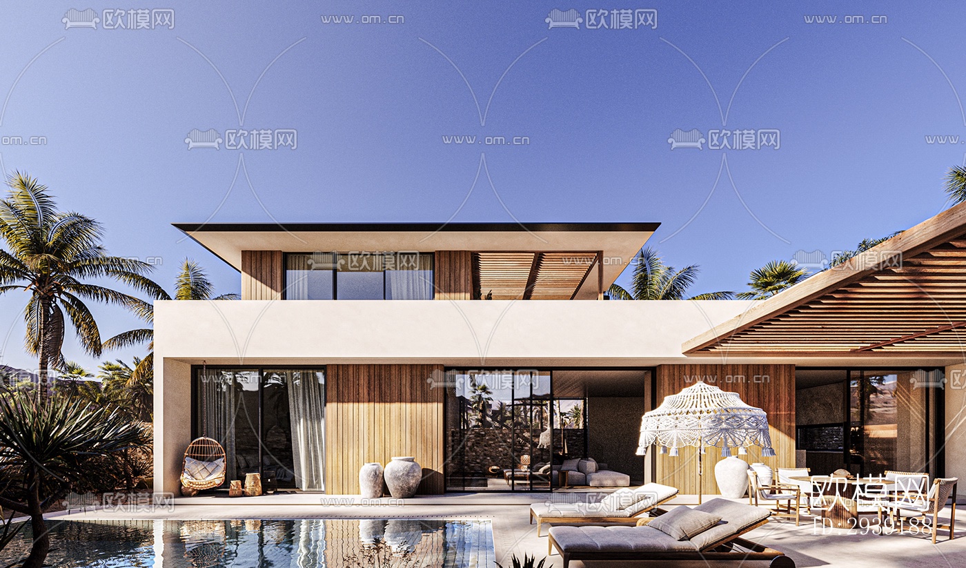 北欧酒店民宿效果图下载（渲染图8）