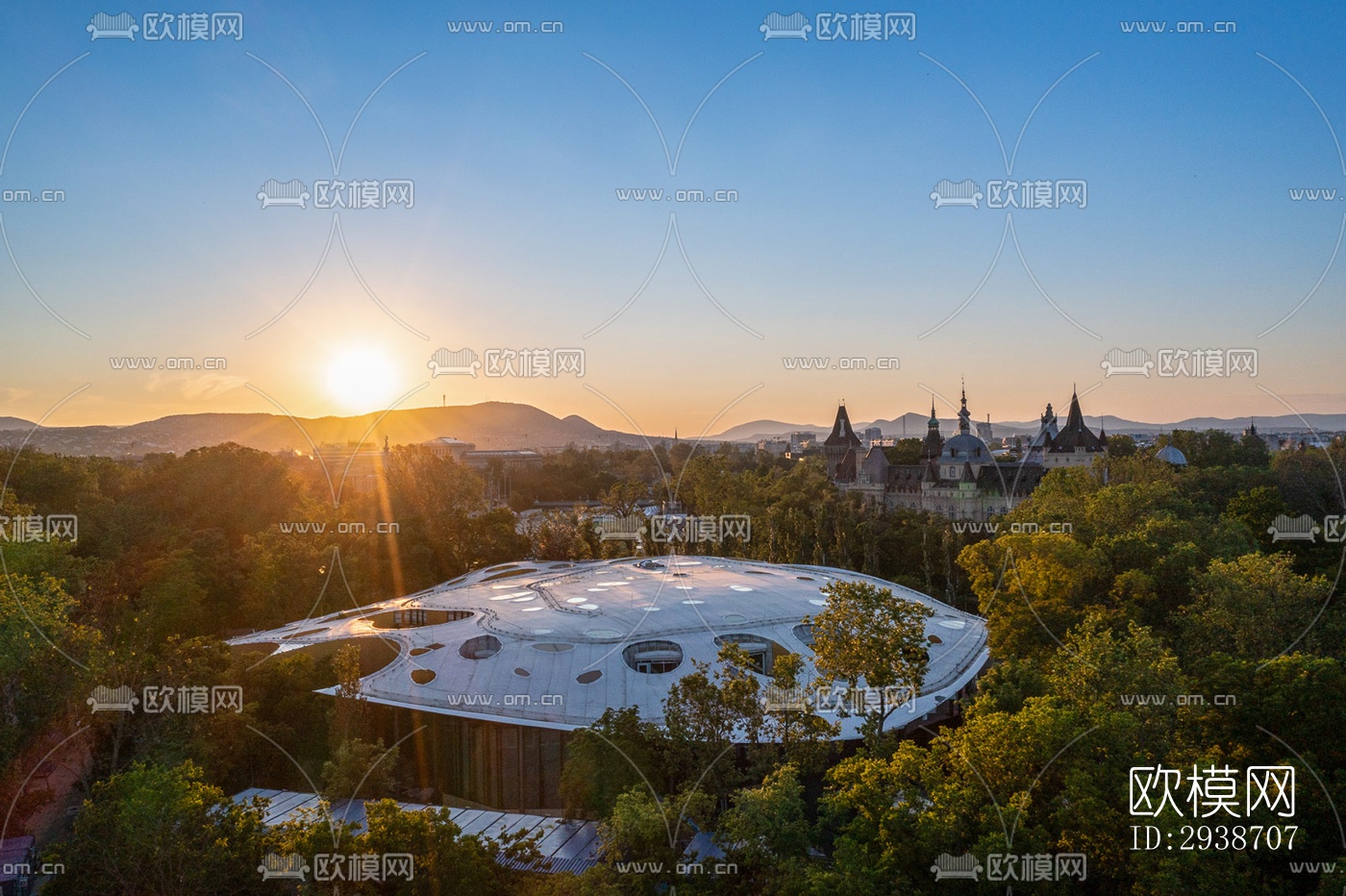 现代展览展厅效果图下载（渲染图15）