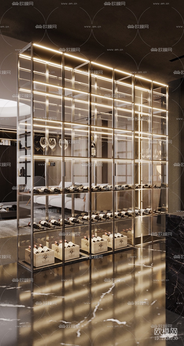 现代展览展厅效果图下载（渲染图17）