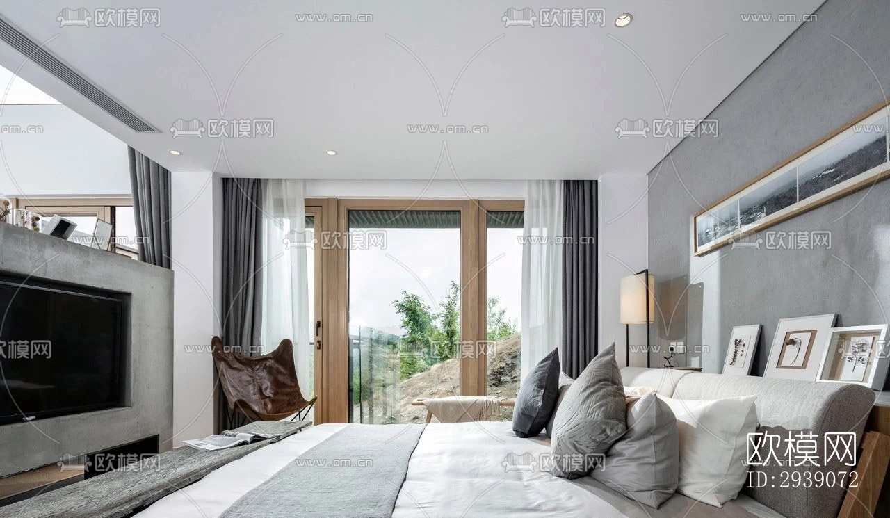 北欧酒店民宿效果图下载（渲染图2）