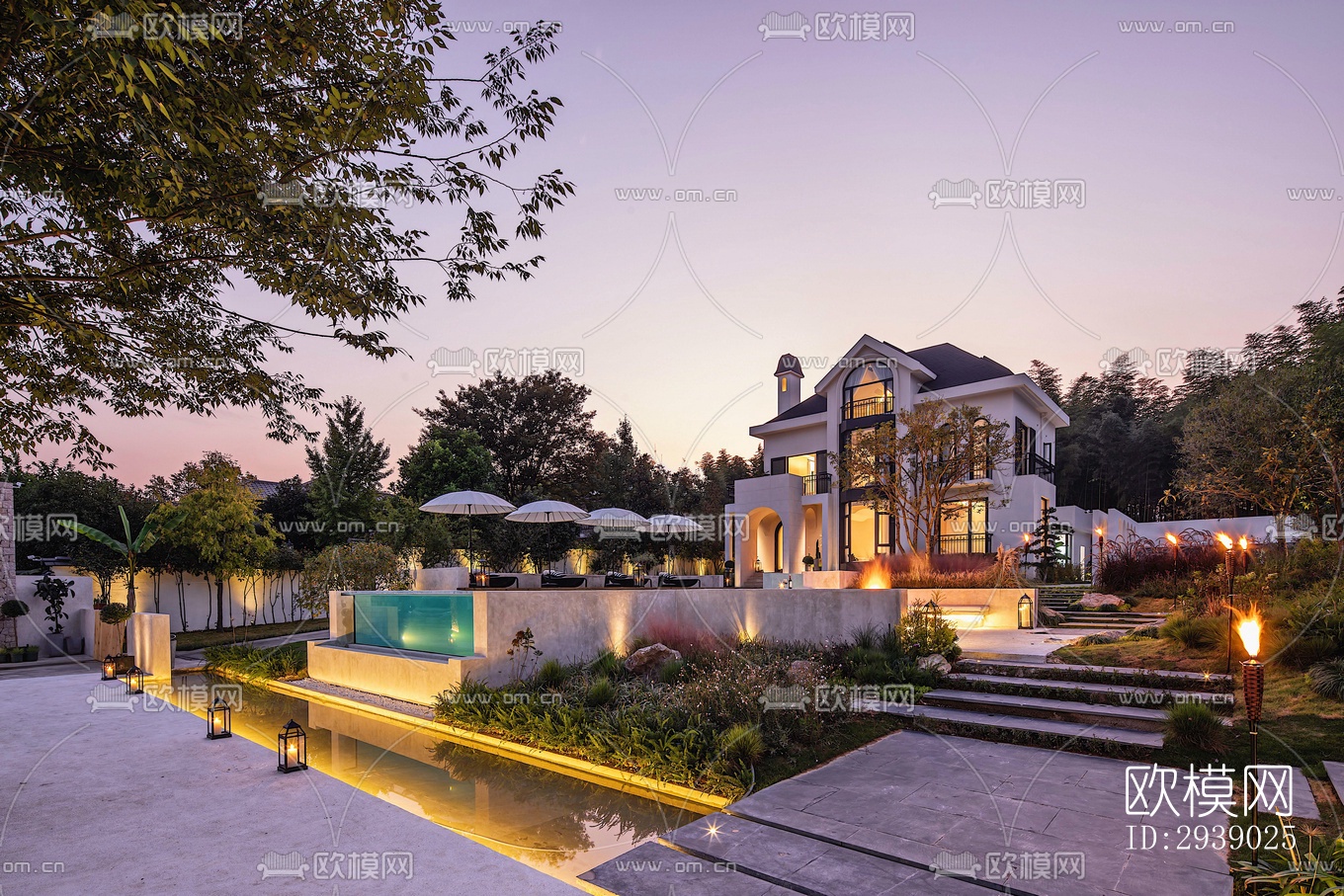 侘寂酒店民宿效果图下载（渲染图2）