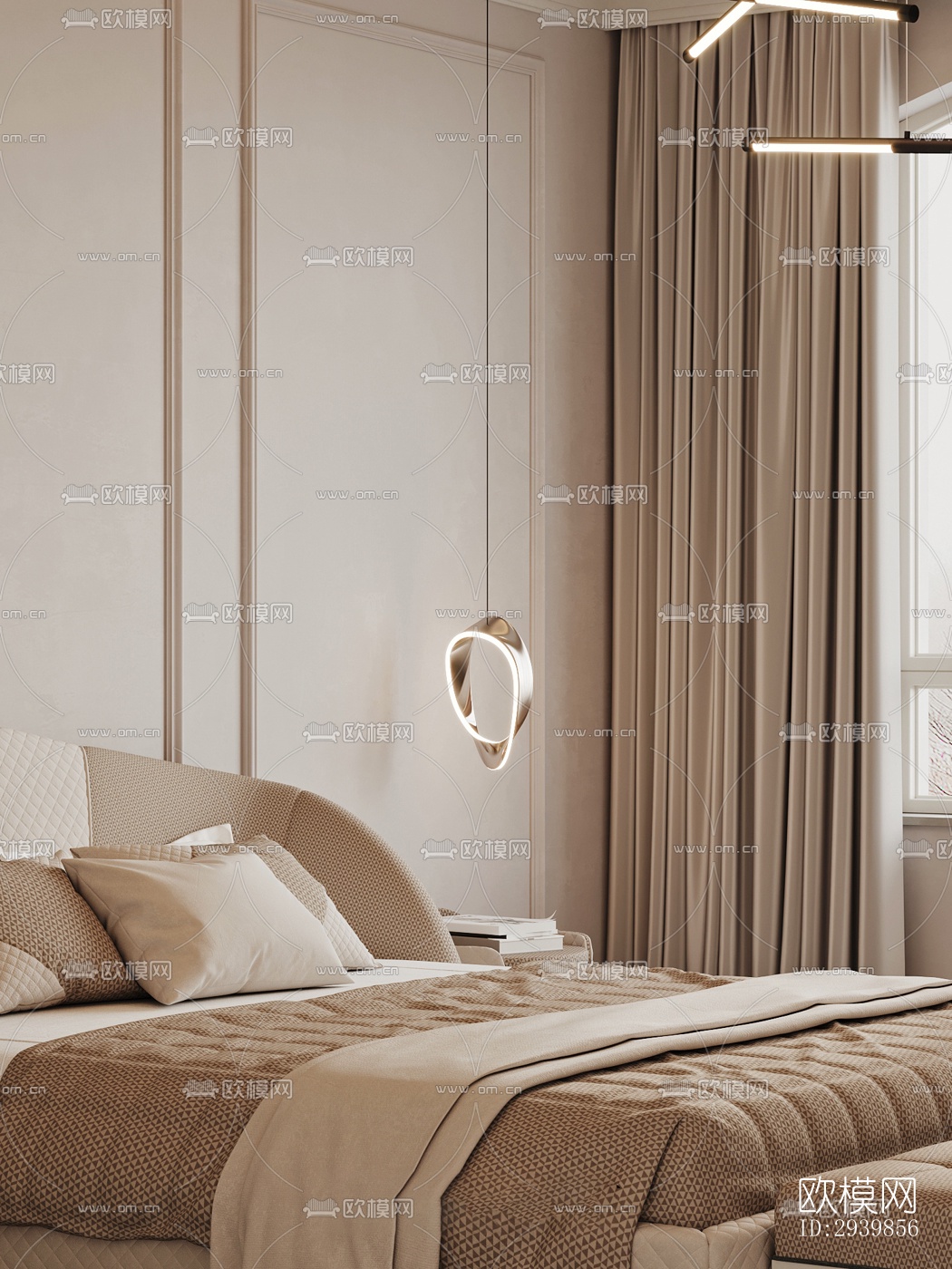 侘寂别墅效果图下载（渲染图7）