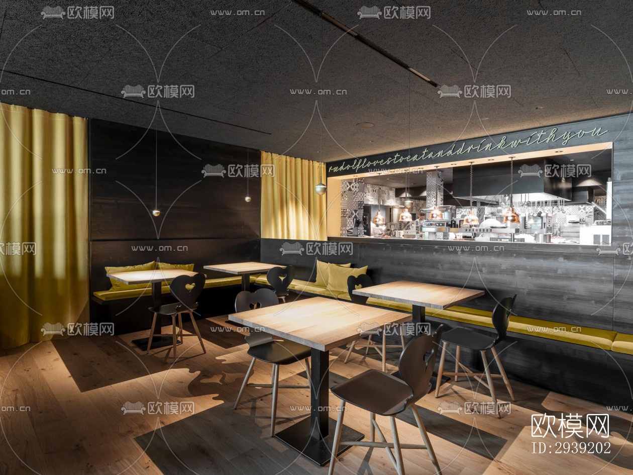 后现代酒店民宿效果图下载（渲染图13）