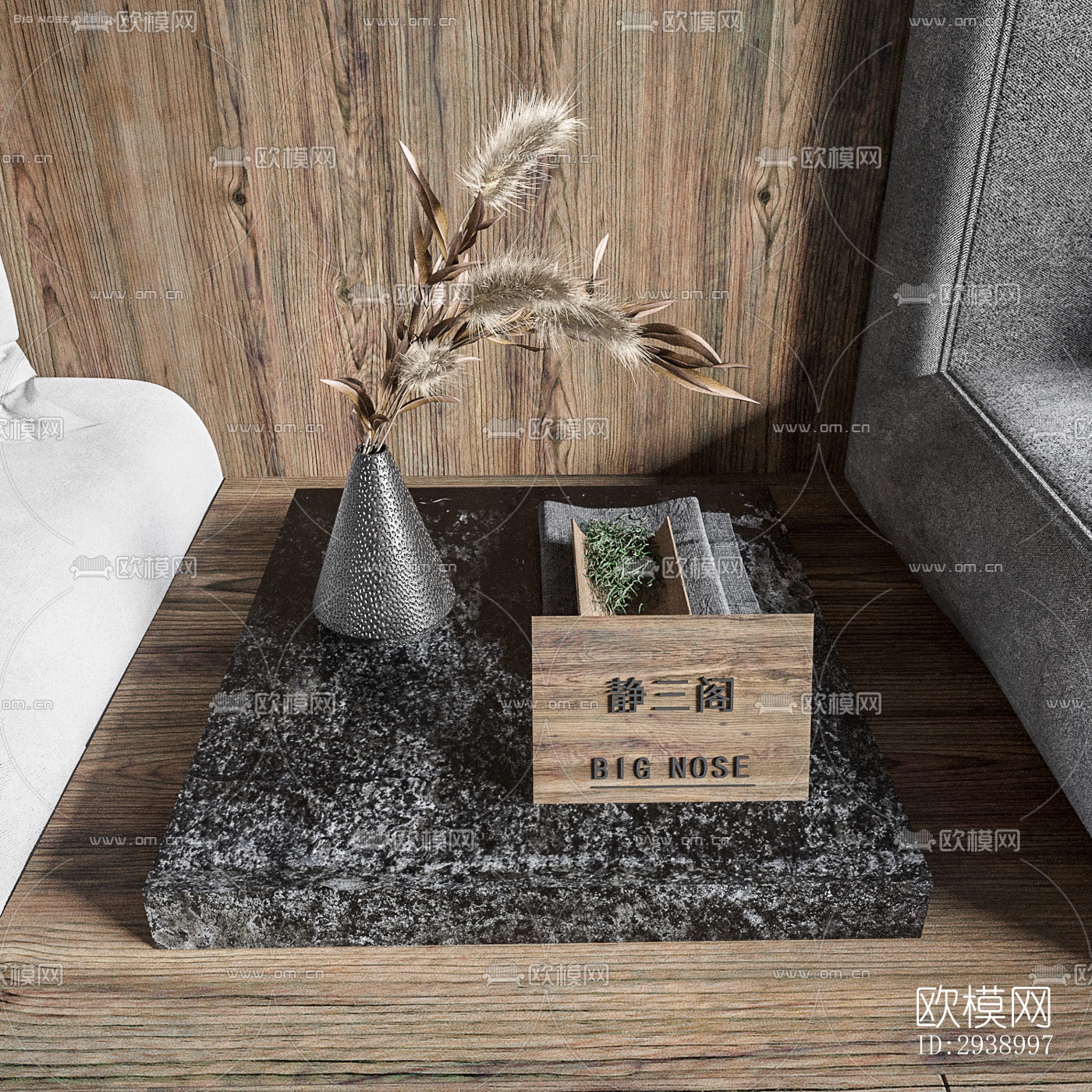 中式酒店民宿效果图下载（渲染图10）