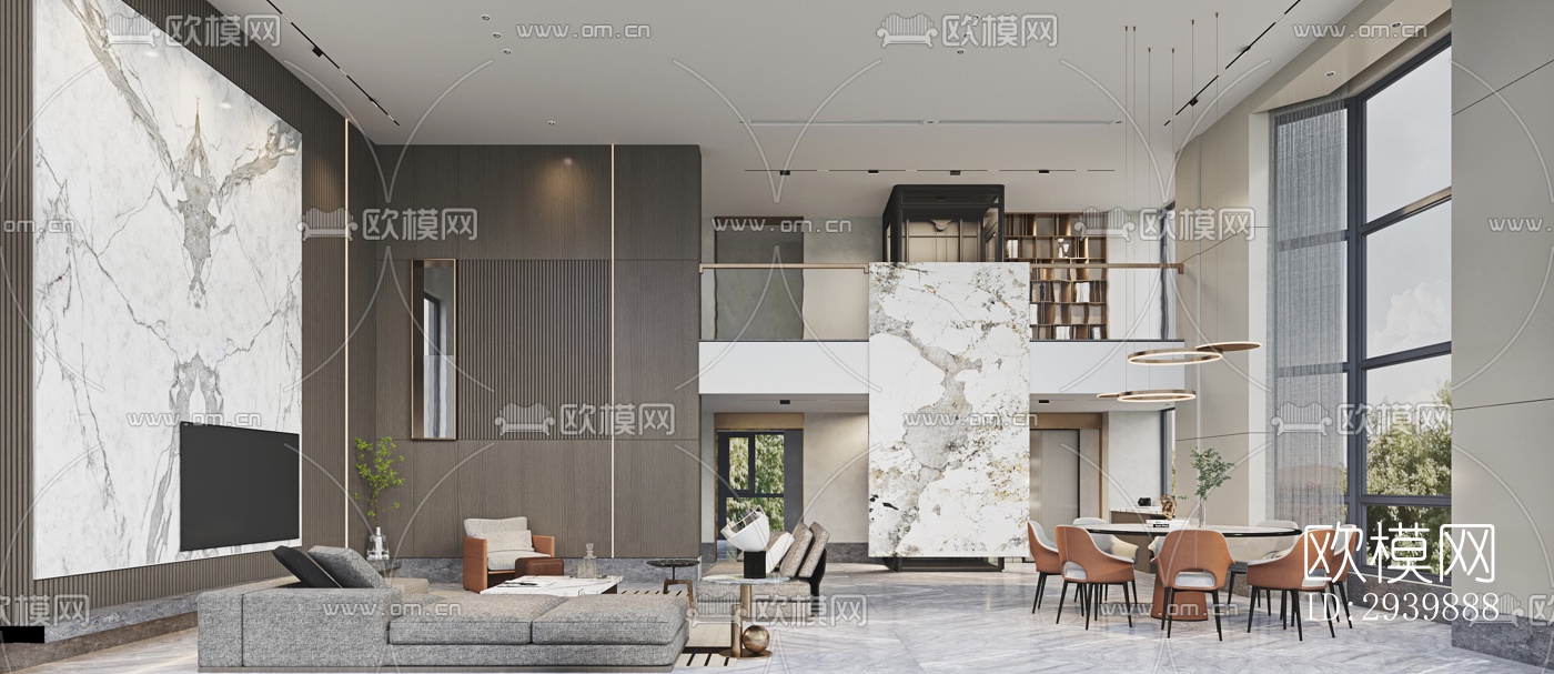 现代别墅效果图下载（渲染图11）