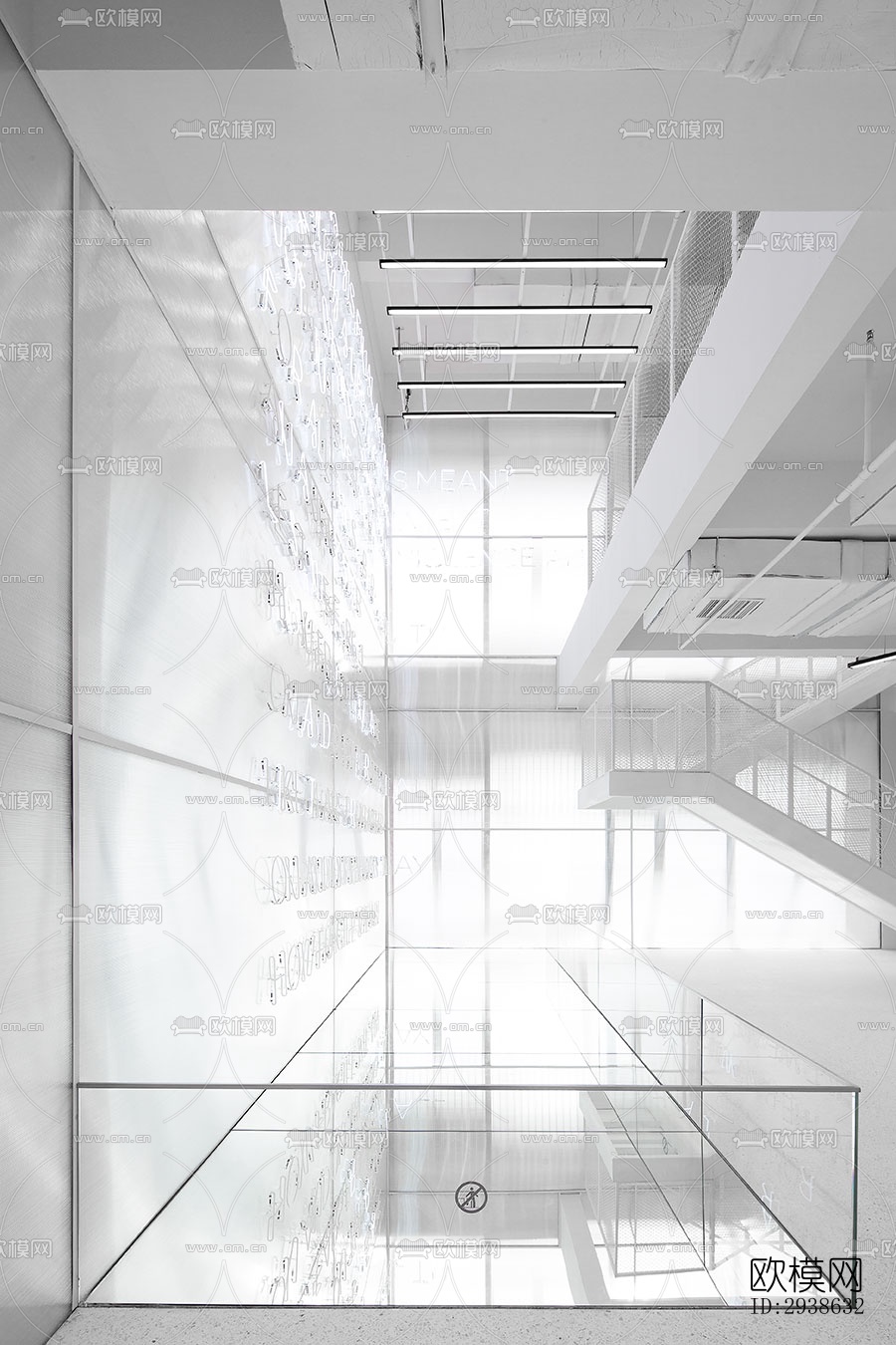 现代展览展厅效果图下载（渲染图8）