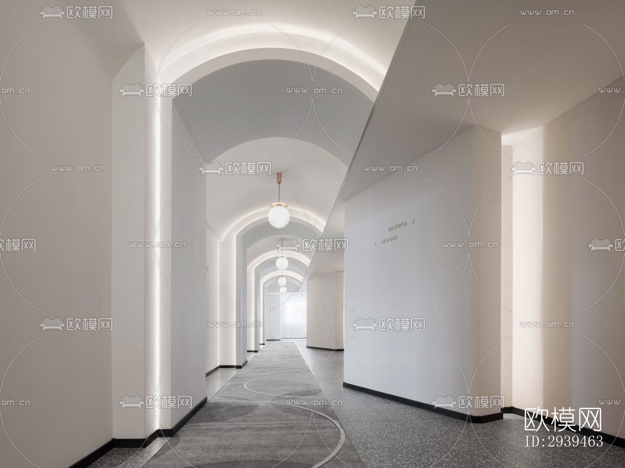 现代酒店民宿效果图下载（渲染图3）