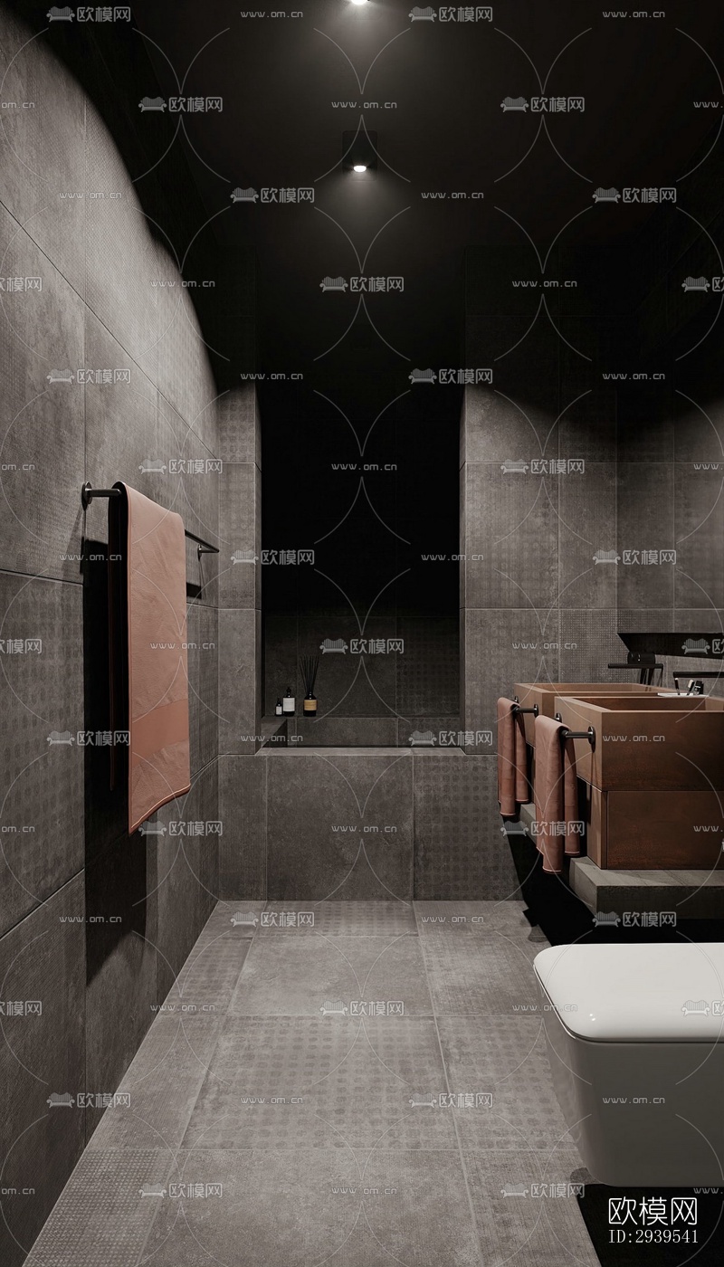 现代酒店民宿效果图下载（渲染图12）