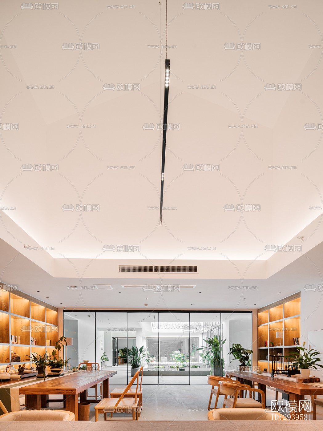 现代酒店民宿效果图下载（渲染图8）