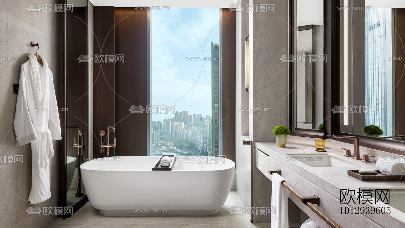 现代酒店民宿效果图下载（渲染图15）