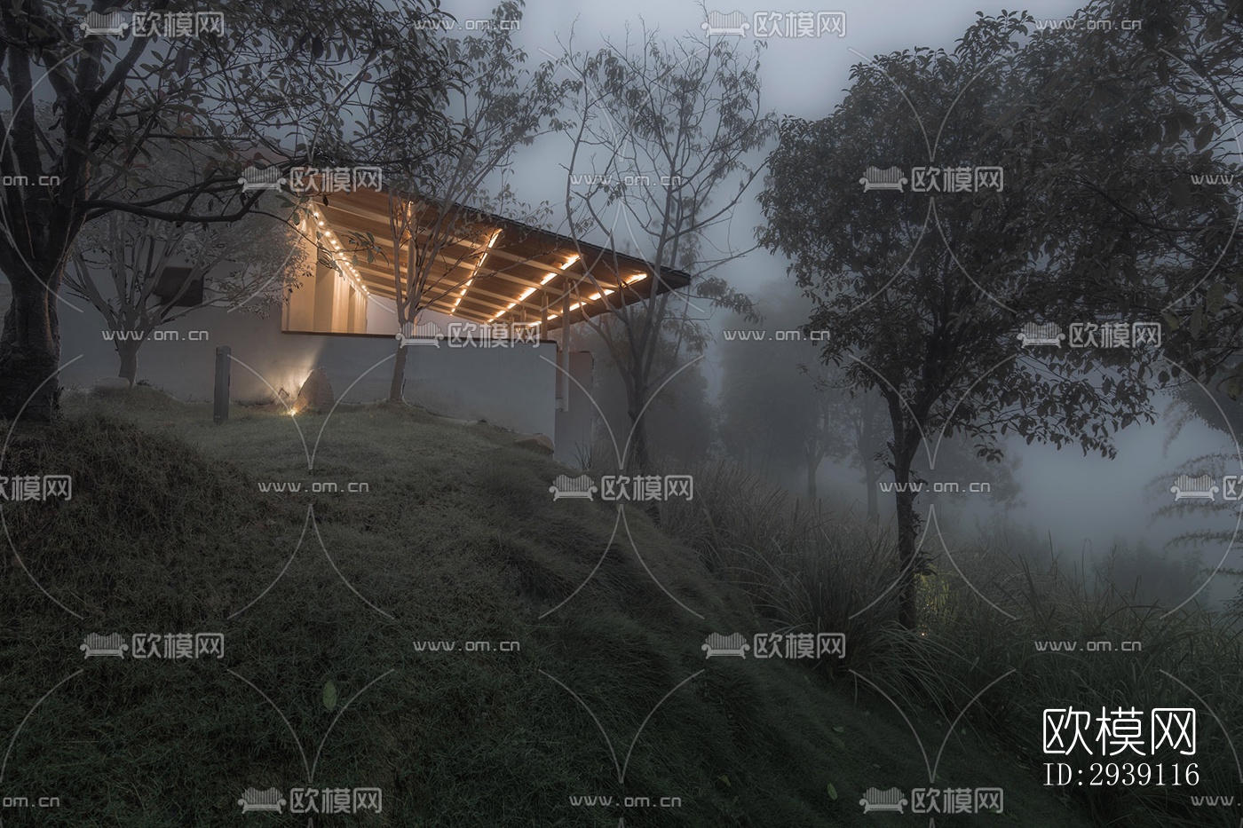 北欧酒店民宿效果图下载（渲染图19）