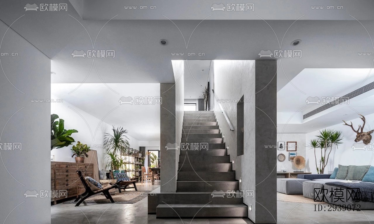 北欧酒店民宿效果图下载（渲染图14）